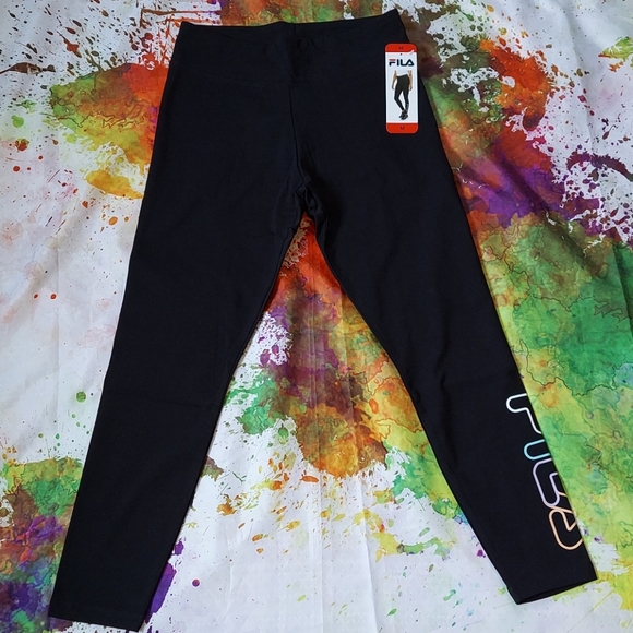 NWT Fila Cotton Ankle Length Leggings - Picture 5 of 7